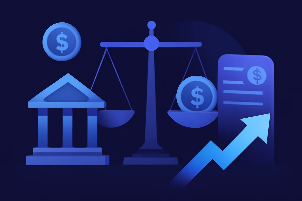 Business bank account fee comparison chart for 2026